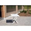 Vivere Brunch Aluminum Folding Table - White -VIVERE Sales Shop 330608222 MainImage 001 l