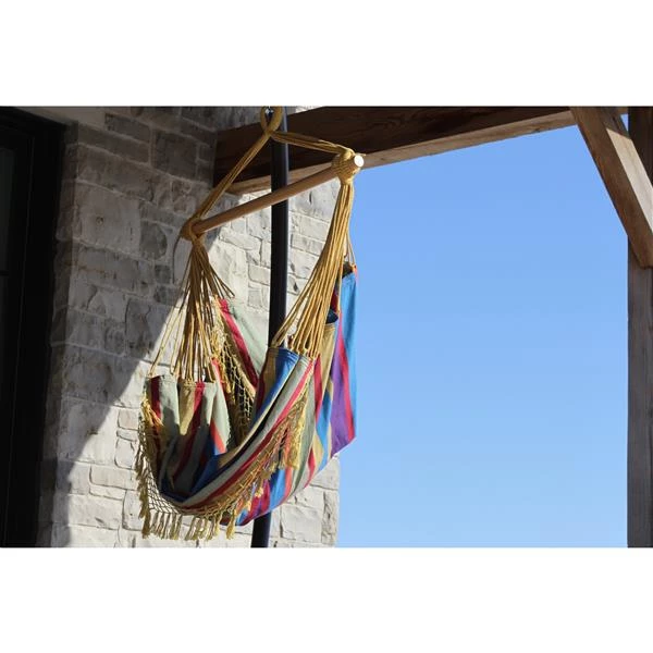 Vivere Brazilian Hammock Chair - Tropical - 30-in 3 Vivere Brazilian Hammock Chair - Tropical - 30-in
