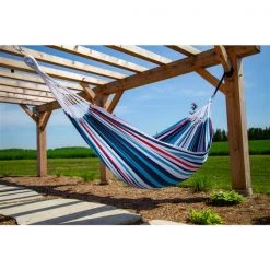 Vivere Brazilian Style Hammock Double - Denim - 12-ft