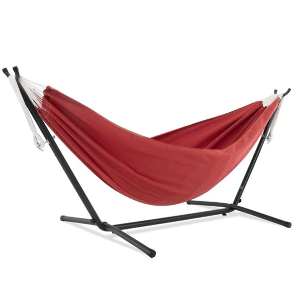 Vivere Sunbrella Hammock - with Stand - Crimson 3 Vivere Sunbrella Hammock - with Stand - Crimson