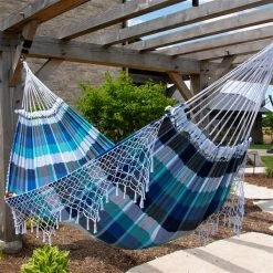 Vivere Brazilian Double Hammock - Cotton - Marina -VIVERE Sales Shop 330767452 AlternateImage2 l