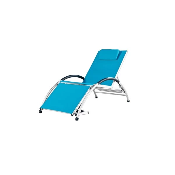 Vivere Dockside Sun Lounge Chair - Turquoise 3 Vivere Dockside Sun Lounge Chair - Turquoise