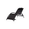 Vivere Dockside Sun Lounge Chair - Black