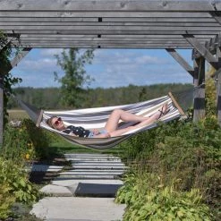 Vivere Desert Moon Cotton Double Hammock with Wood Spreader Bar 7 Vivere Desert Moon Cotton Double Hammock with Wood Spreader Bar -VIVERE Sales Shop 330951378 AlternateImage2 l