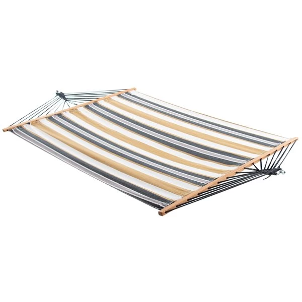 Vivere Desert Moon Cotton Double Hammock with Wood Spreader Bar 3 Vivere Desert Moon Cotton Double Hammock with Wood Spreader Bar
