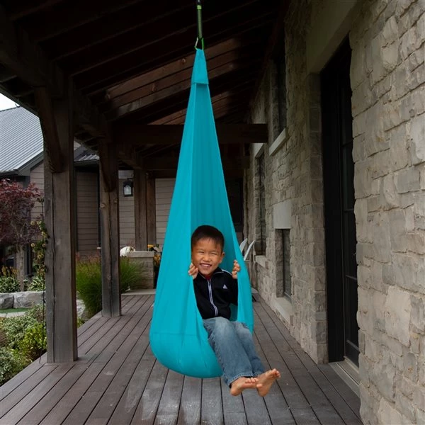 Vivere Candy Floss Hanging Chair with Carabiner and Carry Pouch 5 Vivere Candy Floss Hanging Chair with Carabiner and Carry Pouch - Image 3