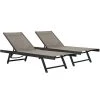 Vivere Urban Cocoa Acrylic Stackable Sun Loungers with Adjustable Backrest - 2-Pack -VIVERE Sales Shop 330951398 MainImage 001 l