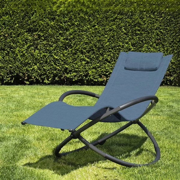 Vivere Orbital Cape Cod Acrylic Rocking Chair with Steel Frame 4 Vivere Orbital Cape Cod Acrylic Rocking Chair with Steel Frame - Image 2