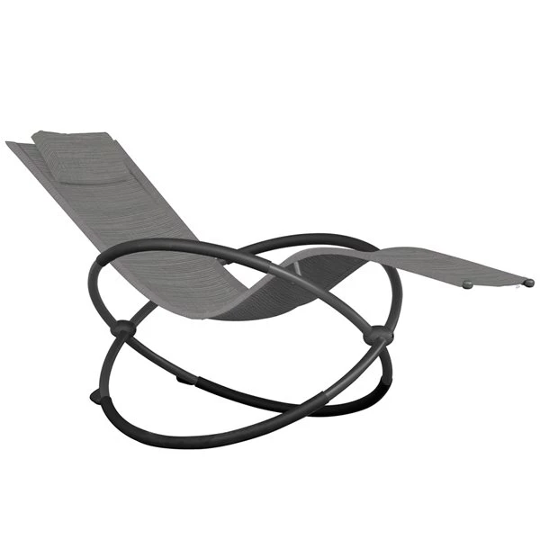 Vivere Orbital Haven Acrylic Rocking Chair with Steel Frame 3 Vivere Orbital Haven Acrylic Rocking Chair with Steel Frame